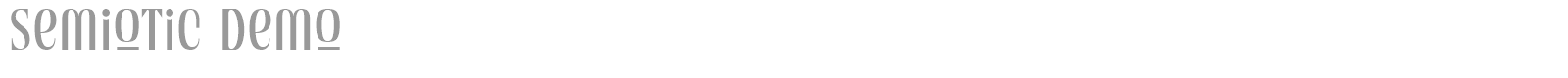 Semiotic font preview
